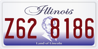 IL license plate Z628186