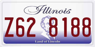 IL license plate Z628188