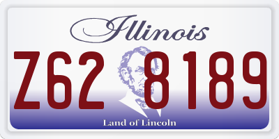 IL license plate Z628189