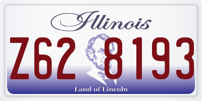 IL license plate Z628193