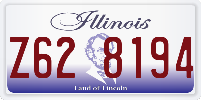 IL license plate Z628194