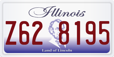 IL license plate Z628195