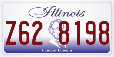 IL license plate Z628198