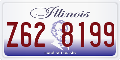 IL license plate Z628199