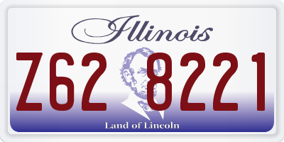 IL license plate Z628221