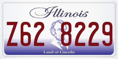 IL license plate Z628229