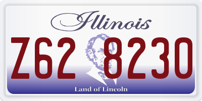 IL license plate Z628230