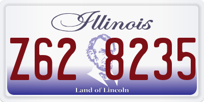 IL license plate Z628235