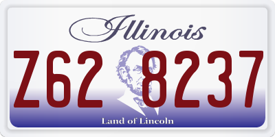 IL license plate Z628237
