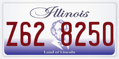 IL license plate Z628250