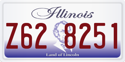 IL license plate Z628251