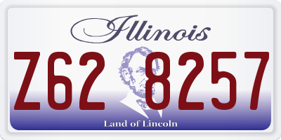 IL license plate Z628257