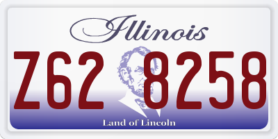 IL license plate Z628258