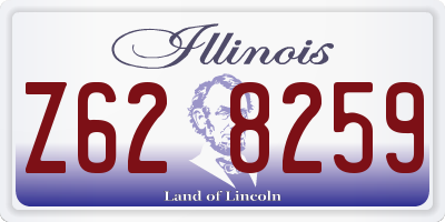 IL license plate Z628259