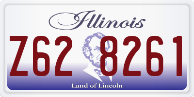 IL license plate Z628261