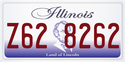 IL license plate Z628262