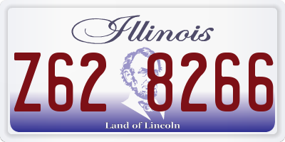 IL license plate Z628266