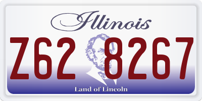 IL license plate Z628267