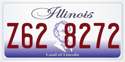 IL license plate Z628272