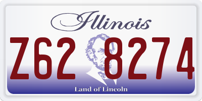 IL license plate Z628274