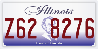 IL license plate Z628276