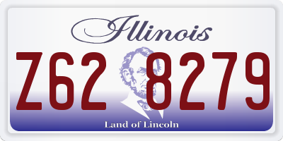IL license plate Z628279