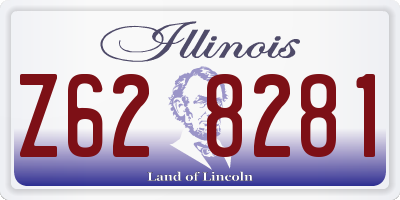 IL license plate Z628281
