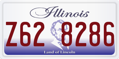 IL license plate Z628286