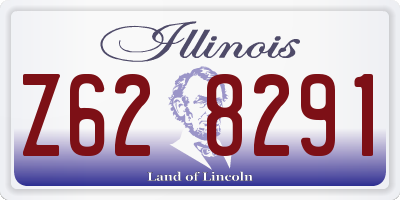 IL license plate Z628291