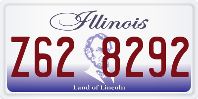 IL license plate Z628292