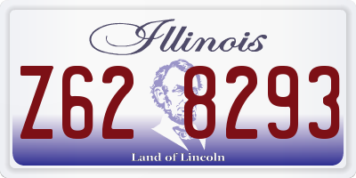 IL license plate Z628293