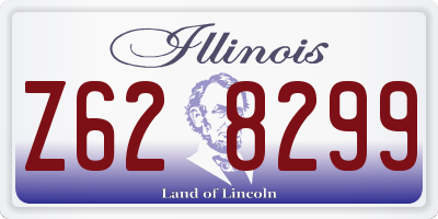 IL license plate Z628299