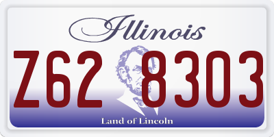 IL license plate Z628303