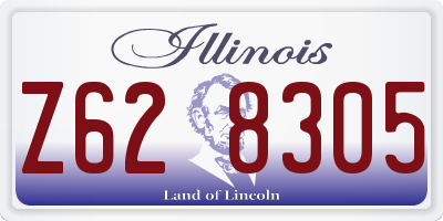 IL license plate Z628305