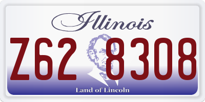 IL license plate Z628308
