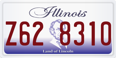 IL license plate Z628310