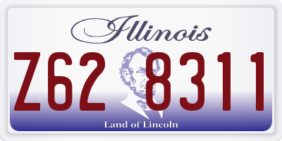 IL license plate Z628311