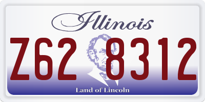 IL license plate Z628312