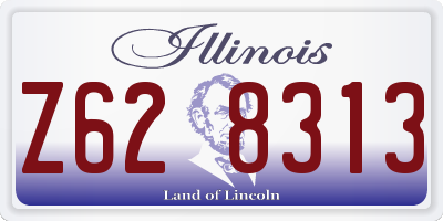 IL license plate Z628313