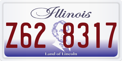 IL license plate Z628317