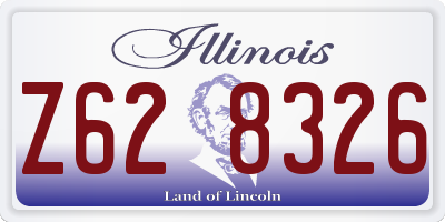 IL license plate Z628326