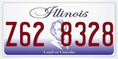 IL license plate Z628328