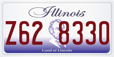 IL license plate Z628330