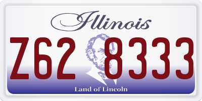 IL license plate Z628333