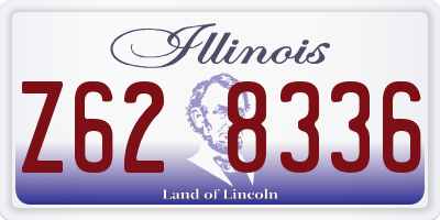IL license plate Z628336