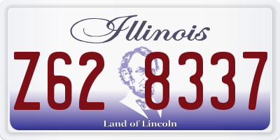 IL license plate Z628337