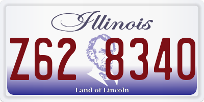 IL license plate Z628340