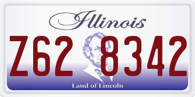 IL license plate Z628342