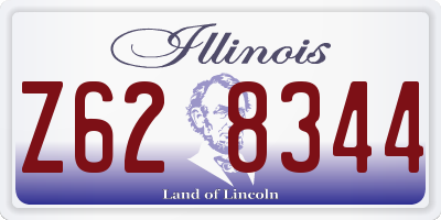 IL license plate Z628344