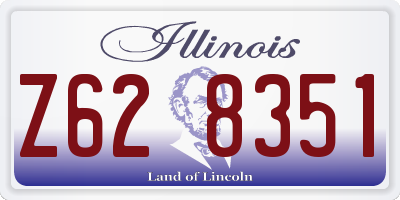 IL license plate Z628351